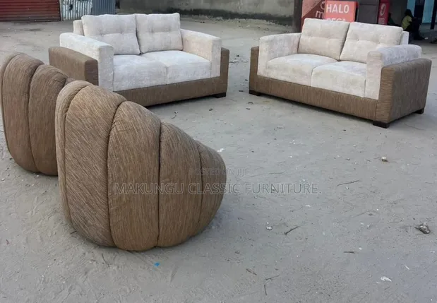 Sofa Sets za Kisasa 2026 - Muundo wa 2,2,1,1 - 1
