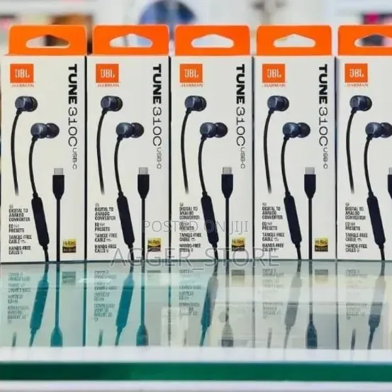 JBL Tune 310C USB-C Wired Earphones - 1