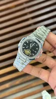 Patek Philippe Men's Automatic Watch - Genuine Leather Band - 4