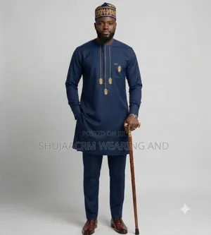 Men's 3-Piece Nigerian Kaftan Suit