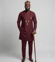 Men's 3-Piece Nigerian Kaftan Suit - 2