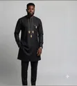Men's 3-Piece Nigerian Kaftan Suit - 3