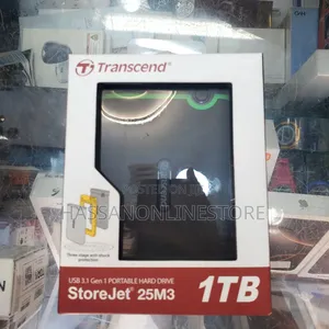 Transcend StoreJet 1TB External Hard Drive