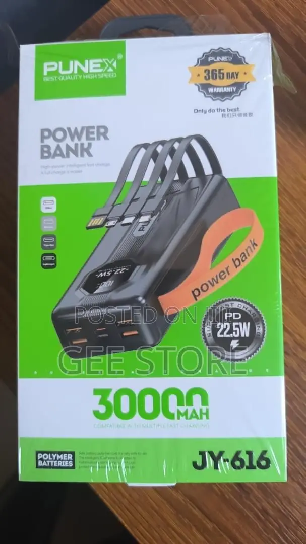 Punex JY-616 30000mAh Power Bank - 1
