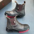 Men's Leather Safety Boots - 1