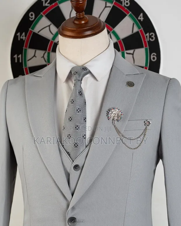 The Royal Light Grey 3-Piece Suit - 1