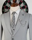 The Royal Light Grey 3-Piece Suit - 1