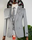 The Royal Light Grey 3-Piece Suit - 2