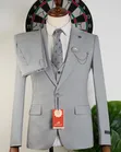 The Royal Light Grey 3-Piece Suit - 4