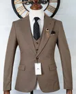 Golden Brown 3-Piece Suit - 3