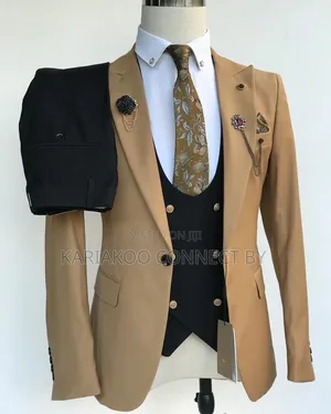 Premium Black 3-Piece Suit