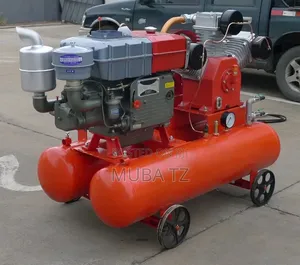 Amec Diesel Air Compressor with Digger and Accessories