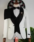 Luxury ROMASTER 3-Piece Black & White Tuxedo - 2