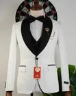 Luxury ROMASTER 3-Piece Black & White Tuxedo - 4