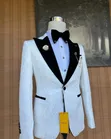 Premium Mario Casas Groom Suit Set - 3