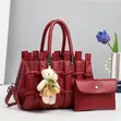 Women's Genuine Leather Handbag - 1