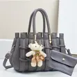 Women's Genuine Leather Handbag - 3