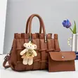 Women's Genuine Leather Handbag - 5