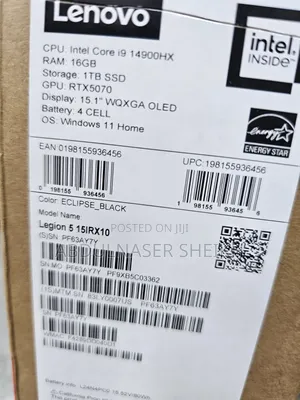 New Lenovo Legion 5 Laptop - Intel Core i9, 16GB RAM, 1TB SSD