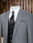 Mario Casas Men's Classic Waistcoat Suits - 4