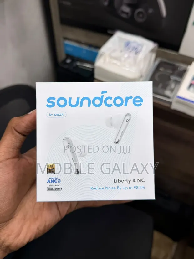 Soundcore Liberty 4 NC Wireless Earbuds - White - 1
