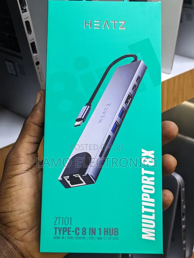 Heatz ZT101 Type-C 8-in-1 Hub - 1
