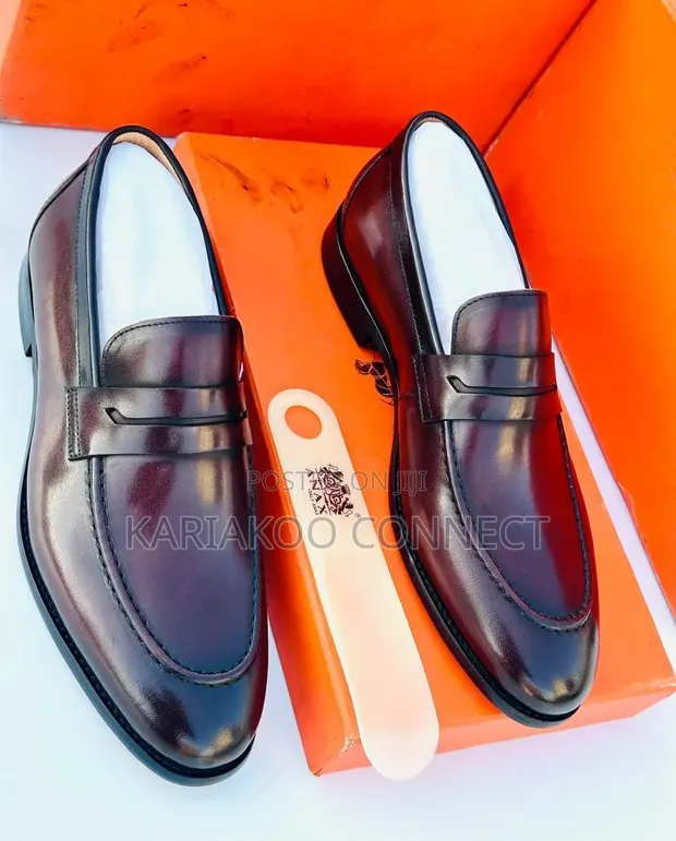 Executive Men's Leather Moccasins - 1