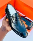 Executive Men's Leather Moccasins - 5