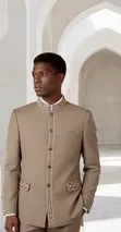 Classic Black Corduroy Suit - Men's - 2