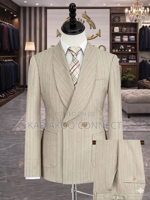 VINSTILO Creem Draft Royal Slim Suit - 1