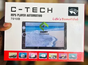 C-Tech MP5 Kicheza Sauti na Video cha Gari chenye Skrini