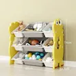 Children's Storage Shelf with 9 Plastic Bins - 3