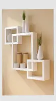 Deco Wall Shelf Decorations - Yellow Glossy Finish - 5