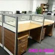 4-Seater Modern Office Workstation - Model 045-4 HQM - 1