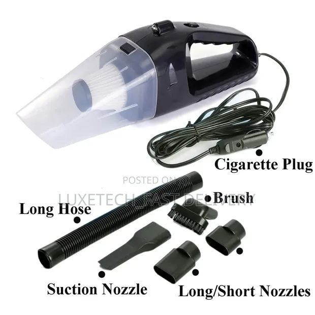 Mini Portable Car Vacuum Cleaner 12V DC Power - 1