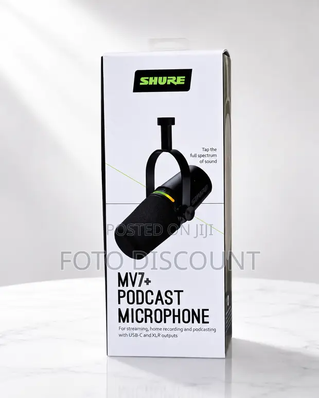 Shure MV7+ Microphone ya Podcast - 1