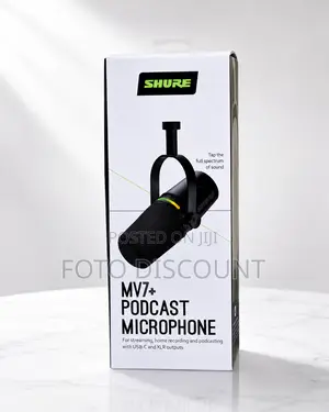 Shure MV7+ Microphone ya Podcast