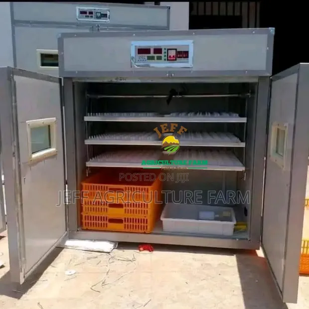 JEFF AGRICULTURE: Fully Automatic Egg Incubator - 528 Egg Capacity - 1