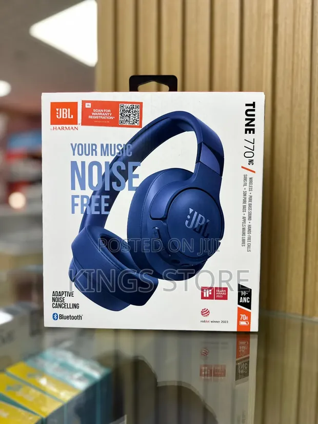 JBL Tune 770NC Adaptive Noise Cancellation Headphones - 1
