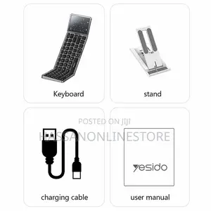 Yesido KB49 Tri-Fold Wireless Bluetooth Keyboard with Touchpad