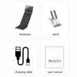 Yesido KB49 Tri-Fold Wireless Bluetooth Keyboard with Touchpad - 3