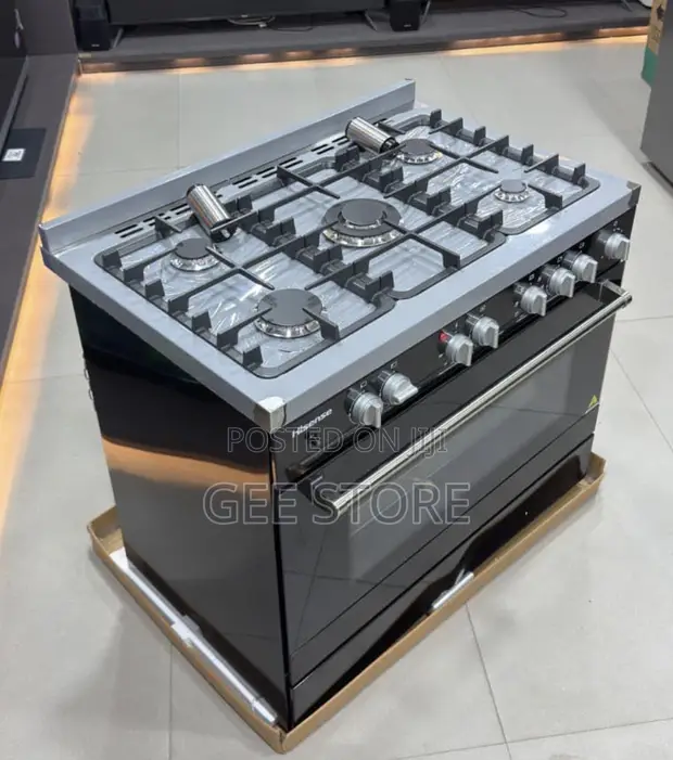 Hisense Gas Cooker 60x90cm, 5 Burners, Electric Oven - 1