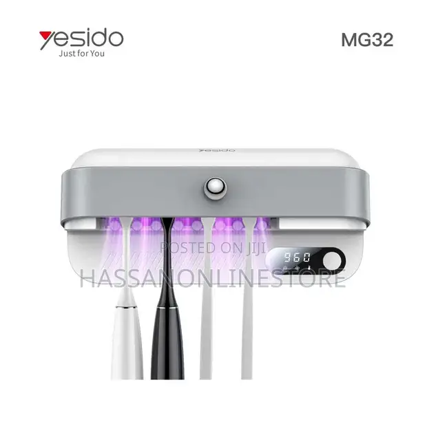 Yesido MG32 Toothbrush Dryer Holder with UV Sterilization - 1