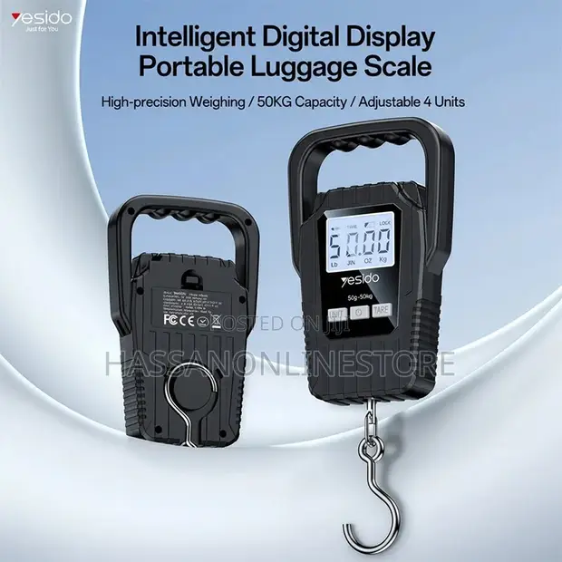 Yesido MG44 Portable Digital Luggage Scale 50kg - 1