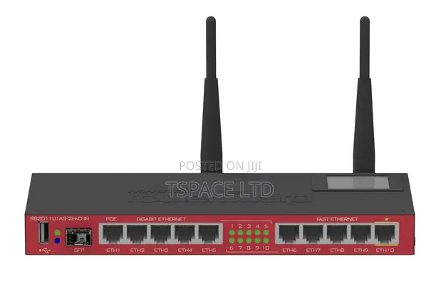 MikroTik RouterBOARD RB2011UiAS-2HnD-IN Router ya WiFi - 1