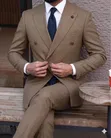 Official Taupe Brown Men's Suits by Ricardo - 2