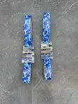 Bathing Ape Bape Belt with Rhinestone Bape Logo Buckle - 4