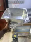 Commercial Stainless Steel GN Pan with Cover - 1/1 10cm - 4