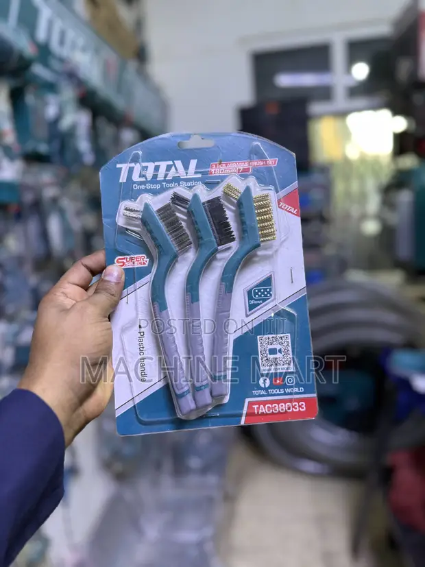 3pcs Abrasive Brush Set 7' - 1