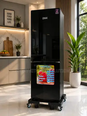 Pmax Refrigerator - 190 Combi Black